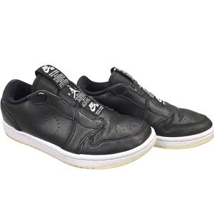 Nike Air Jordan 1 Retro Low‎ Womens Slip On Shoes Black AV3918-001 VNDS Size 6